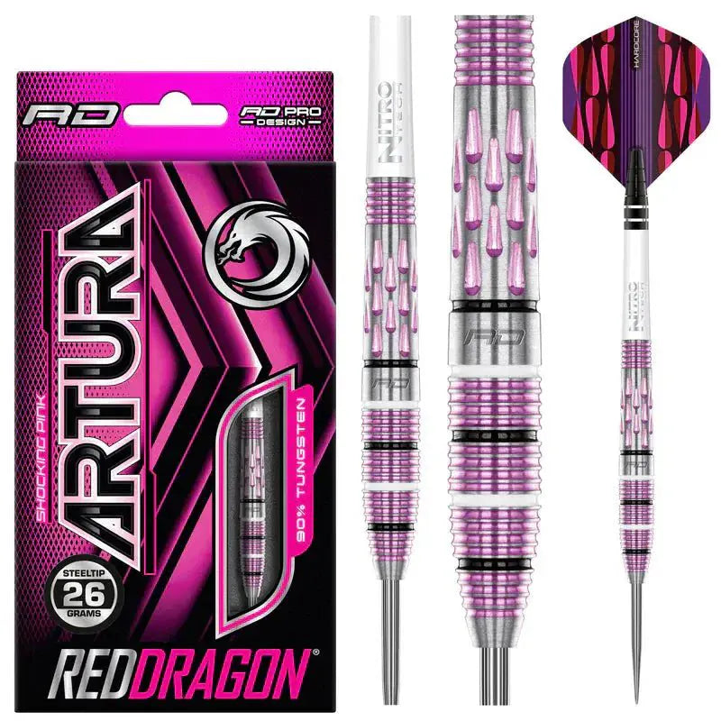 C.P.Dean Company Darts 24g Artura Shocking Pink ST Darts