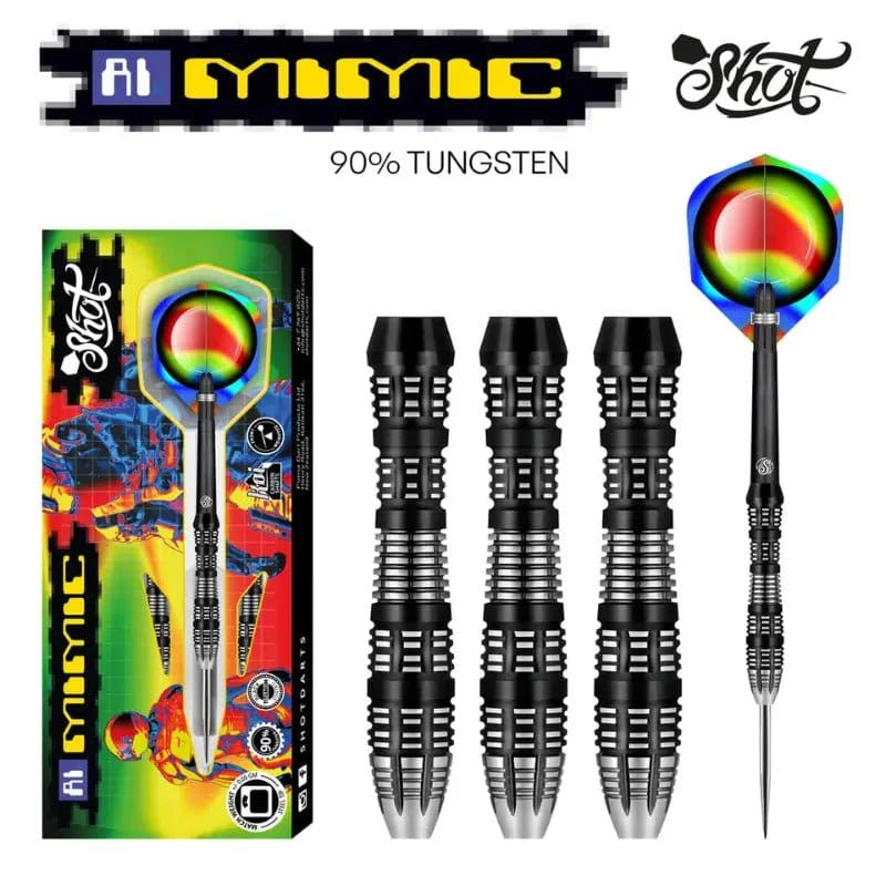 C.P.Dean Company Darts AI Mimic Steel Tip Dart Set-90% Tungsten Barrels