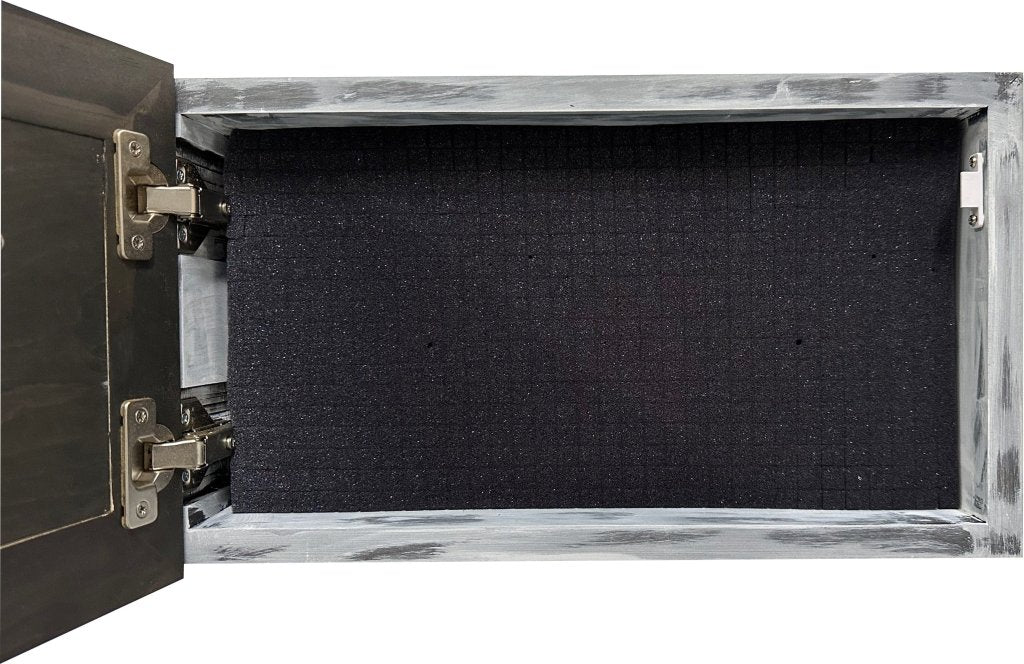 Decorative Cow Farm Wall - Mounted Secure Gun Cabinet - Gun Safe To Securely Store Your Gun & Home Self Defense Gear - Bro Dreams