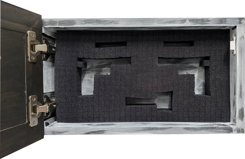 Decorative Cow Farm Wall - Mounted Secure Gun Cabinet - Gun Safe To Securely Store Your Gun & Home Self Defense Gear - Bro Dreams