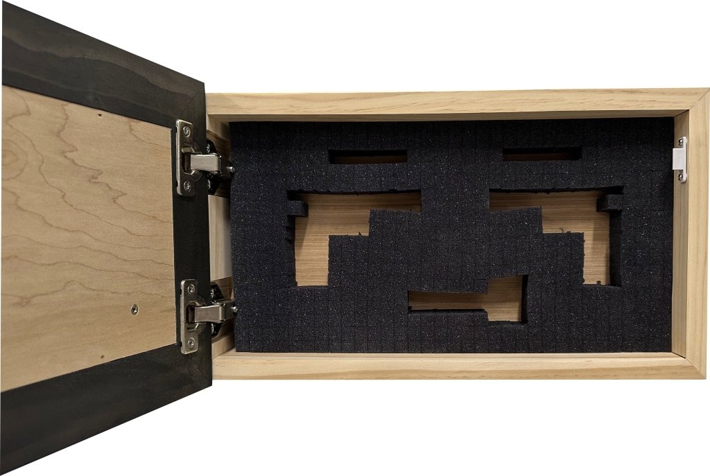 Decorative Secure Gun Cabinet with Deer Scene - Wall - Mounted Gun Safe To Securely Store Your Personal Protection - Bro Dreams