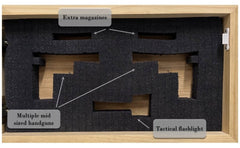 Decorative Secure Gun Cabinet with Deer Scene - Wall - Mounted Gun Safe To Securely Store Your Personal Protection - Bro Dreams