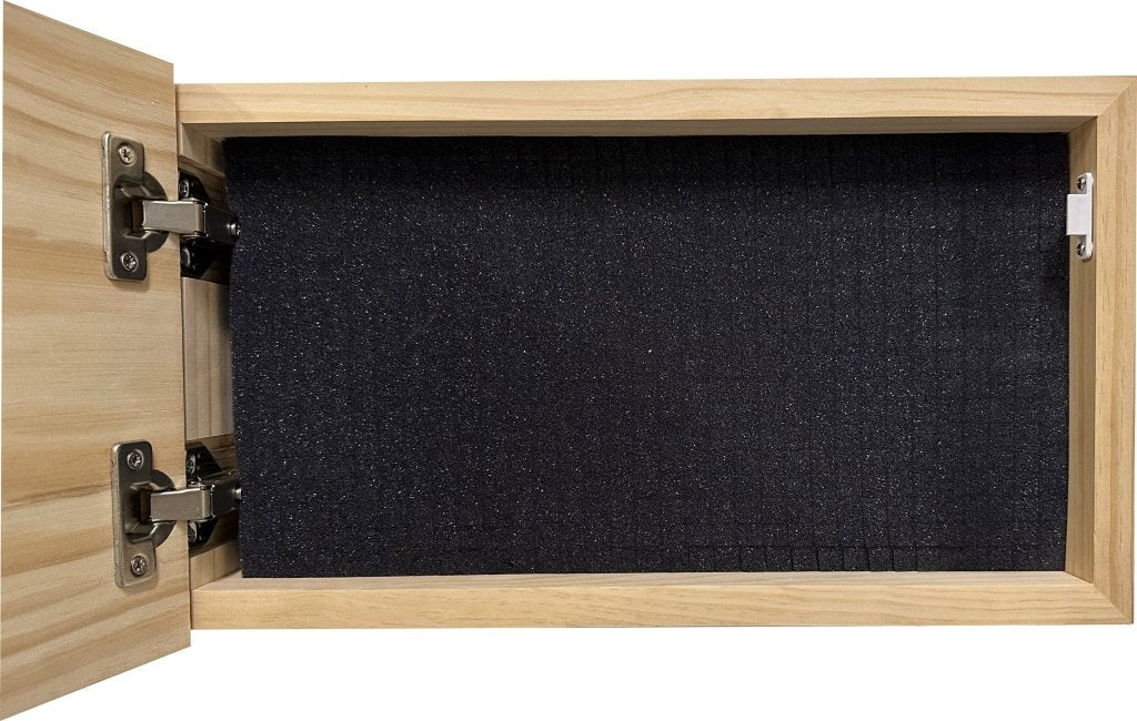 Dont Tread On Me Secure Decorative Wall - Mounted Gun Cabinet (Distressed) - Bro Dreams