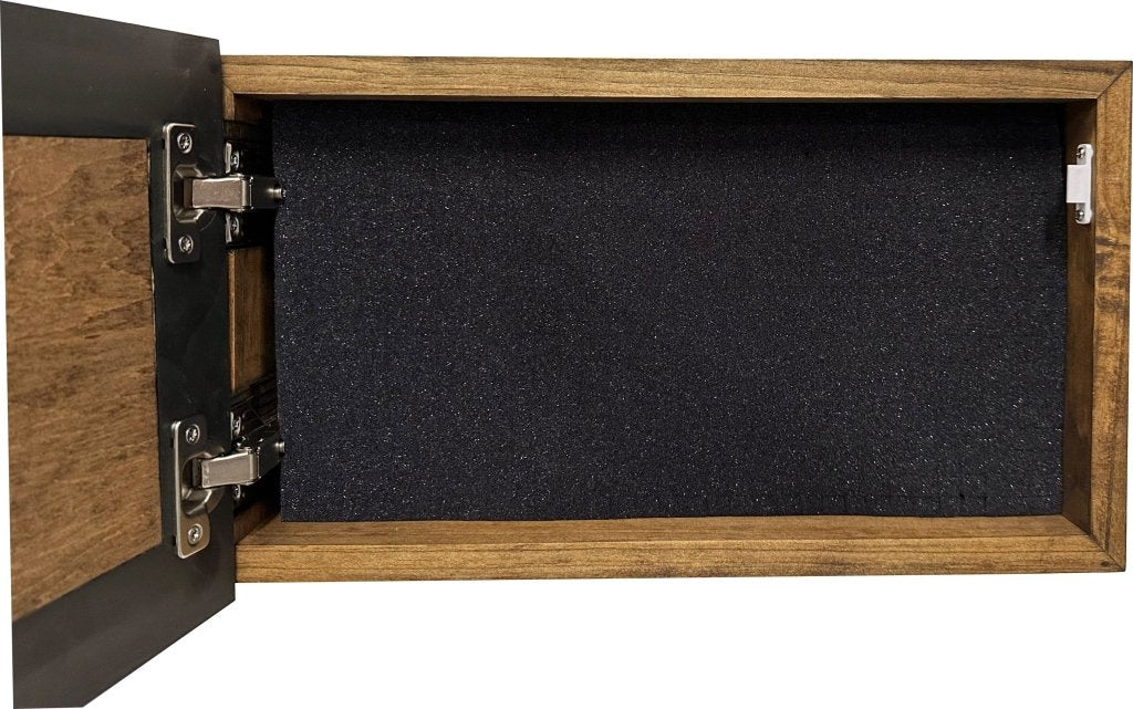 Faith Over Fear Decorative Wall - Mounted Secure Gun Cabinet - Bro Dreams