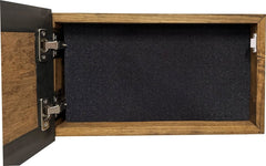 Faith Over Fear Decorative Wall - Mounted Secure Gun Cabinet - Bro Dreams