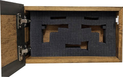 Faith Over Fear Decorative Wall - Mounted Secure Gun Cabinet - Bro Dreams