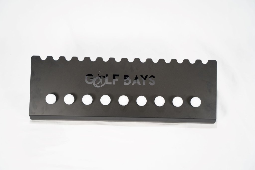 GolfBays Club Display Rack, Holds 14 Clubs & 9 Golf Balls , Indoor Golf Storage - Bro Dreams