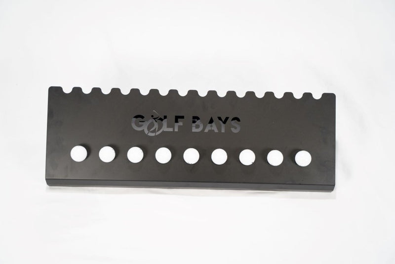 GolfBays Club Display Rack, Holds 14 Clubs & 9 Golf Balls , Indoor Golf Storage - Bro Dreams