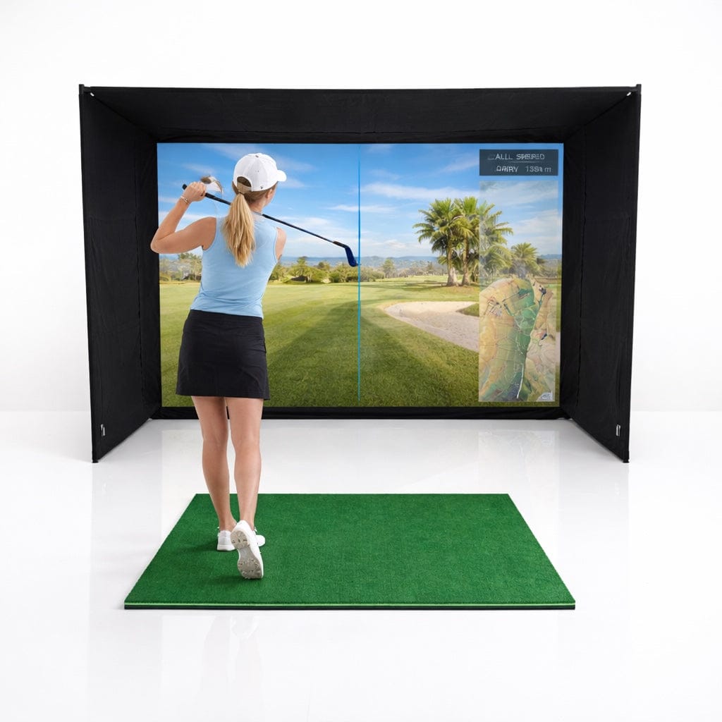 GolfBays EasySim Golf Simulator Enclosure - Bro Dreams