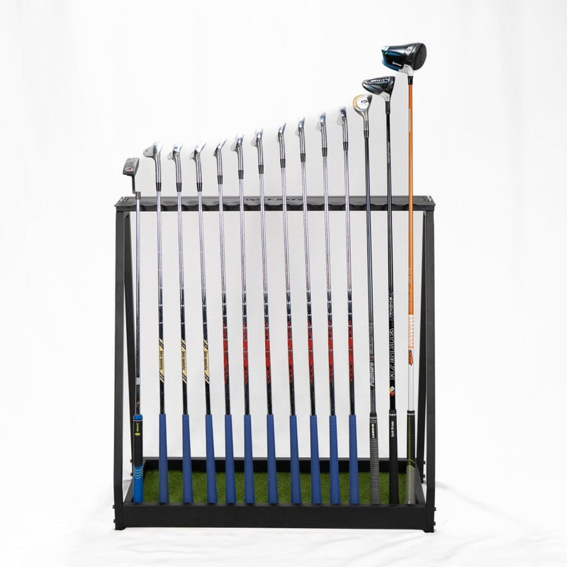 GolfBays Golf Club Storage Rack, Holds 14 Clubs, Indoor Equipment Storage Shelf - Bro Dreams