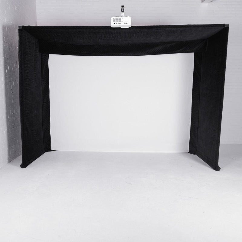 GolfBays Lux Golf Simulator Hitting Enclosure - Bro Dreams
