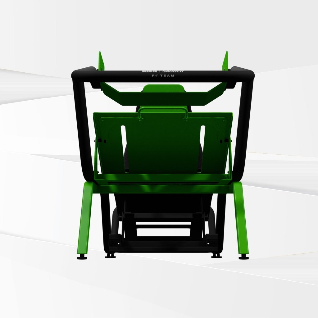 GTA™ Apex Formula Racing Simulator Cockpit Stake F1® Team KICK Sauber Edition [DISCONTINUED] - Bro Dreams
