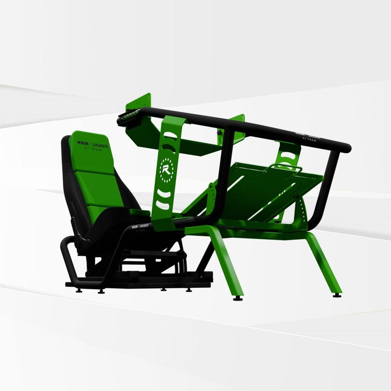 GTA™ Apex Formula Racing Simulator Cockpit Stake F1® Team KICK Sauber Edition [DISCONTINUED] - Bro Dreams
