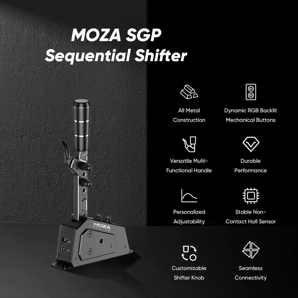 GTR Simulator Add on MOZA SGP Sequential Shifter