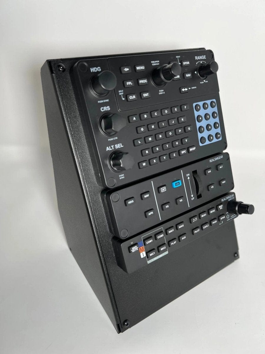 GTR Simulator Flight Component Accessory Perspective - GCU47x - GFC700 - GMA350 RSG Modular GCU Stack