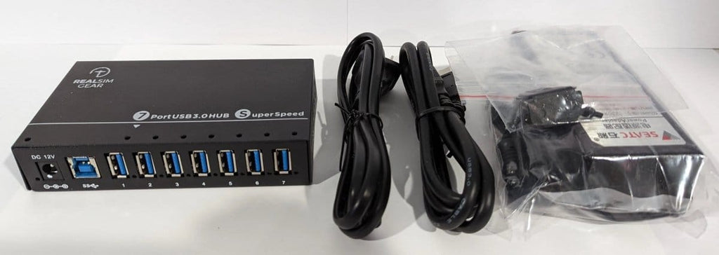 GTR Simulator Flight Component Accessory RSG 7 Port USB3 Hub