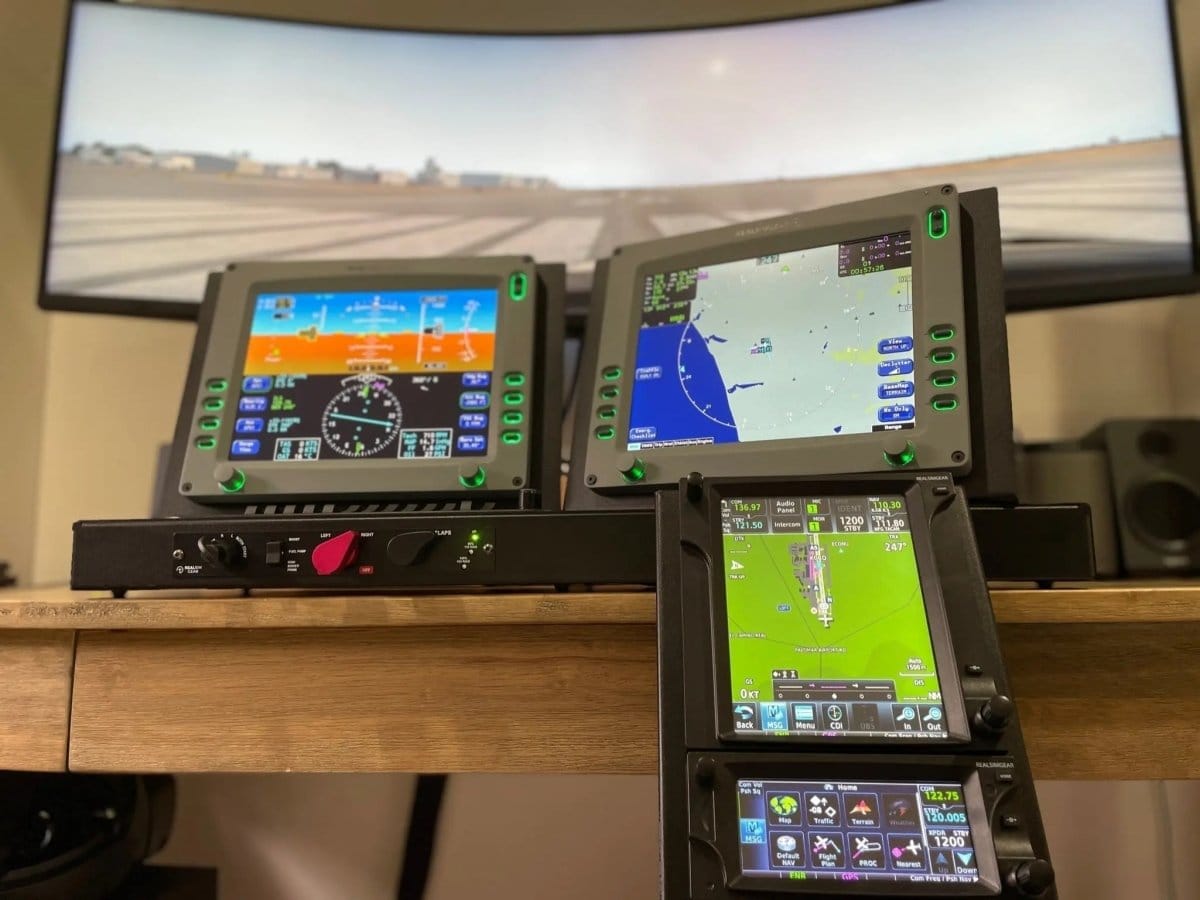 GTR Simulator Flight Component Accessory RSG Avidyne Entegra PFD/MFD Module