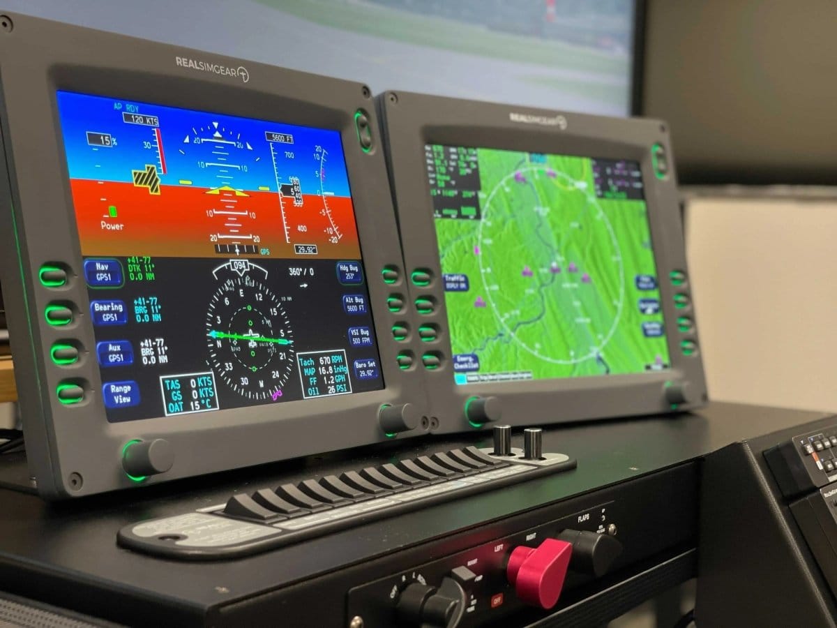 GTR Simulator Flight Component Accessory RSG Avidyne Entegra PFD/MFD Module