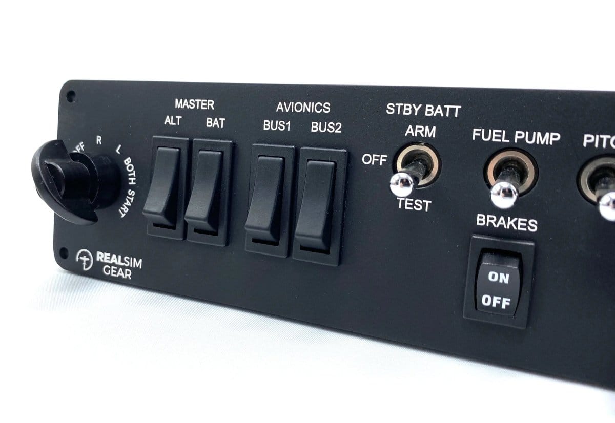GTR Simulator Flight Component RSG Generic Switch Panel