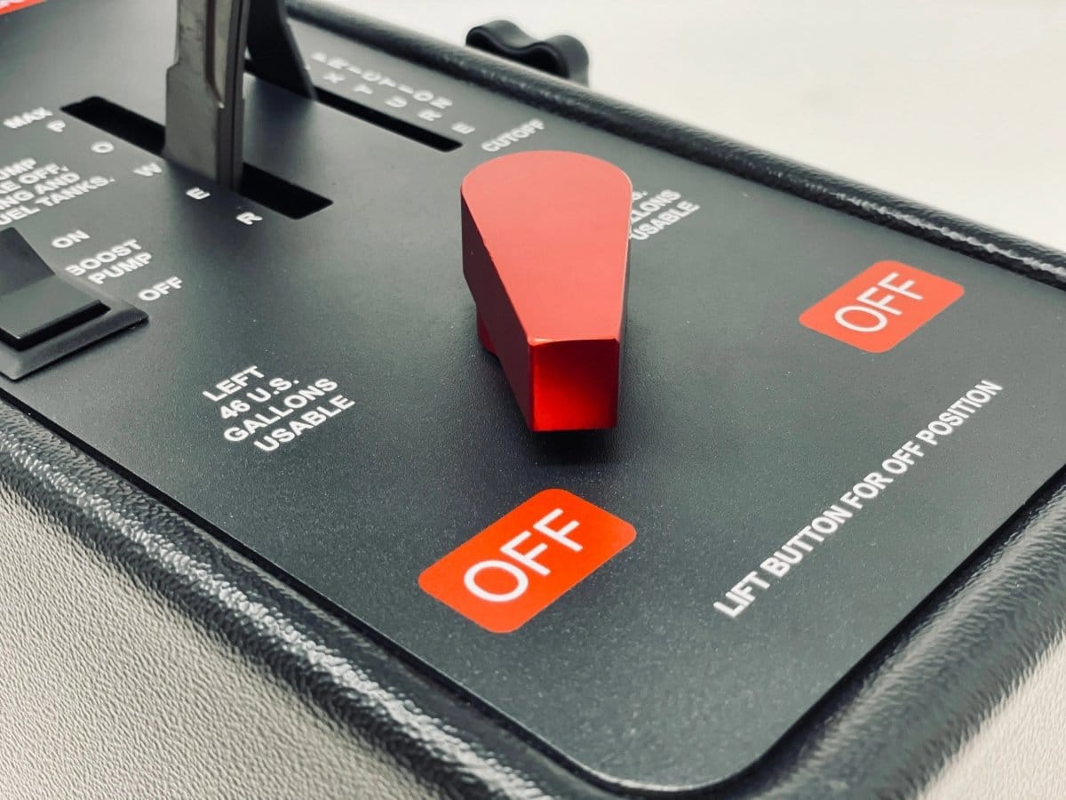 GTR Simulator Flight Control RSG Cirrus Throttle Quadrant