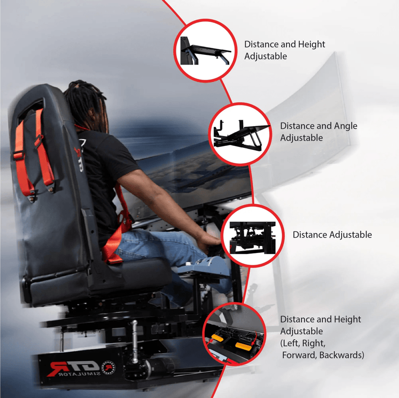 GTR Simulator Flight Simulator Cockpit Advanced Aviation Training Device Flight Simulator