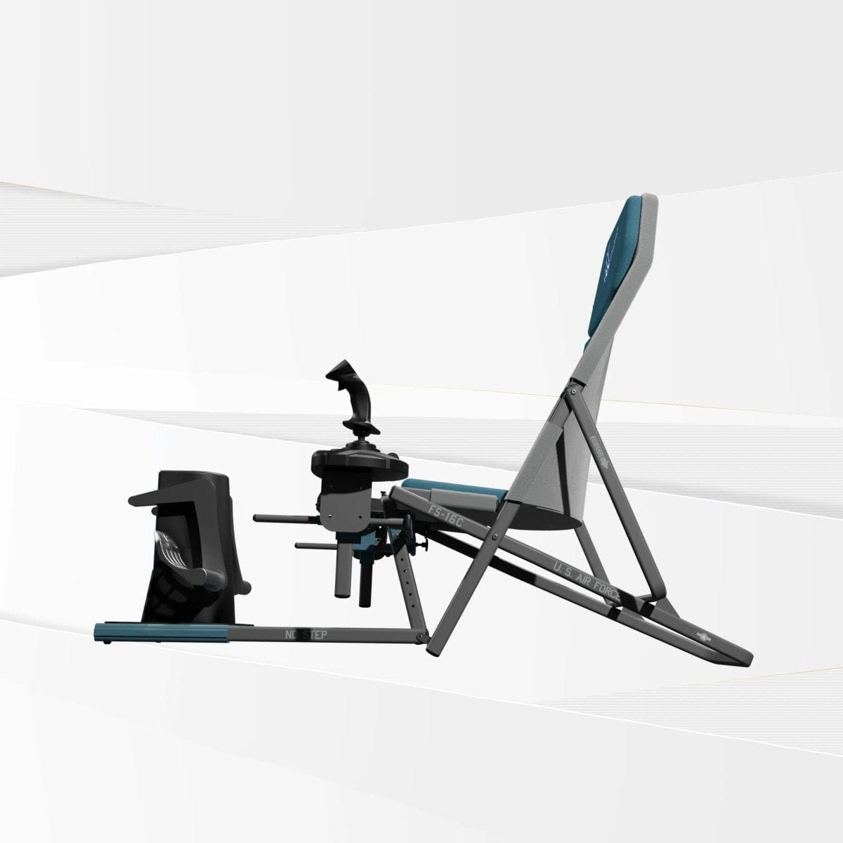 GTR Simulator Flight Simulator Cockpit FS-16C Foldable Flight Simulator Cockpit U.S. Air Force™ Licensed [PRE-ORDER]