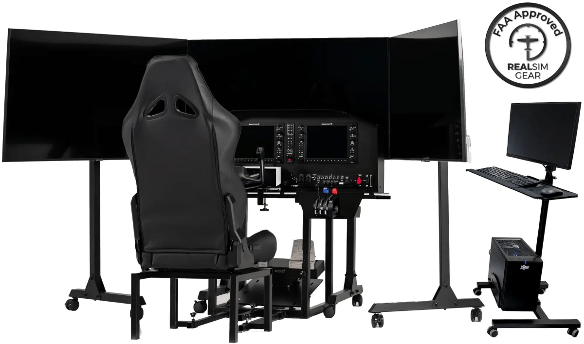 GTR Simulator Flight Simulator Package - FAA Certified RSG - Piper Archer BATD