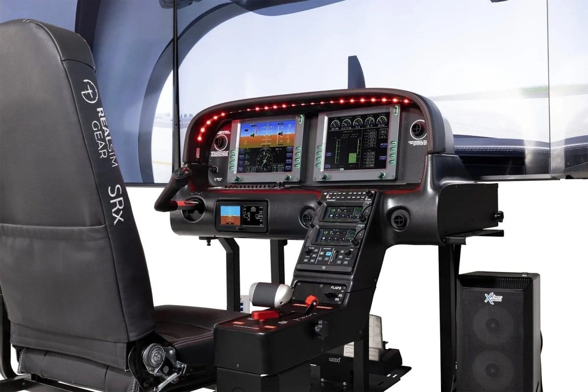 GTR Simulator Flight Simulator Package - Non Certified Avidyne with Dual GTN650's and GFC500 RSG Cirrus Cockpit System Bundle (NOT FAA Approved)