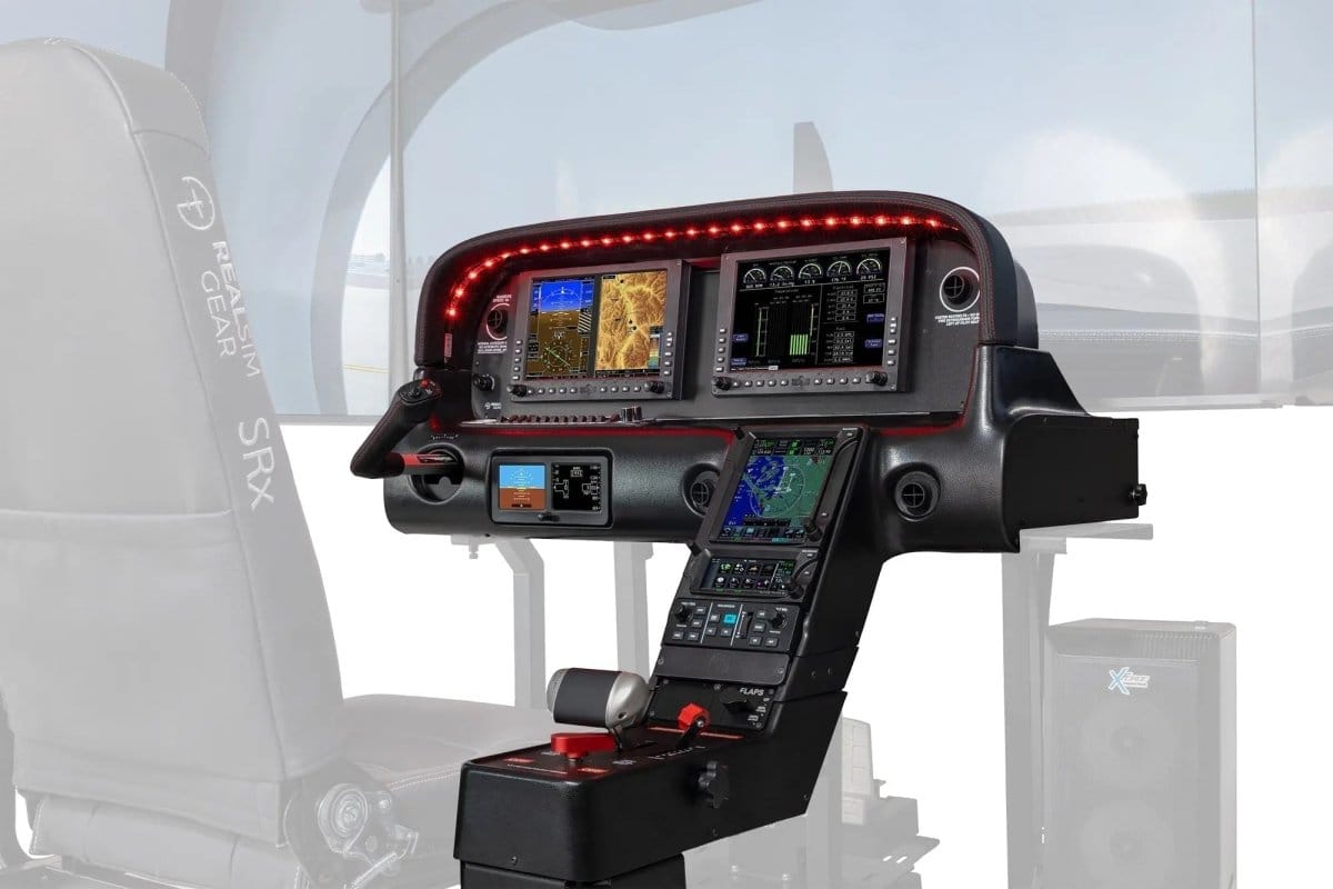 GTR Simulator Flight Simulator Package - Non Certified G500 with GTN750/GTN650 and GFC500 RSG Cirrus Cockpit