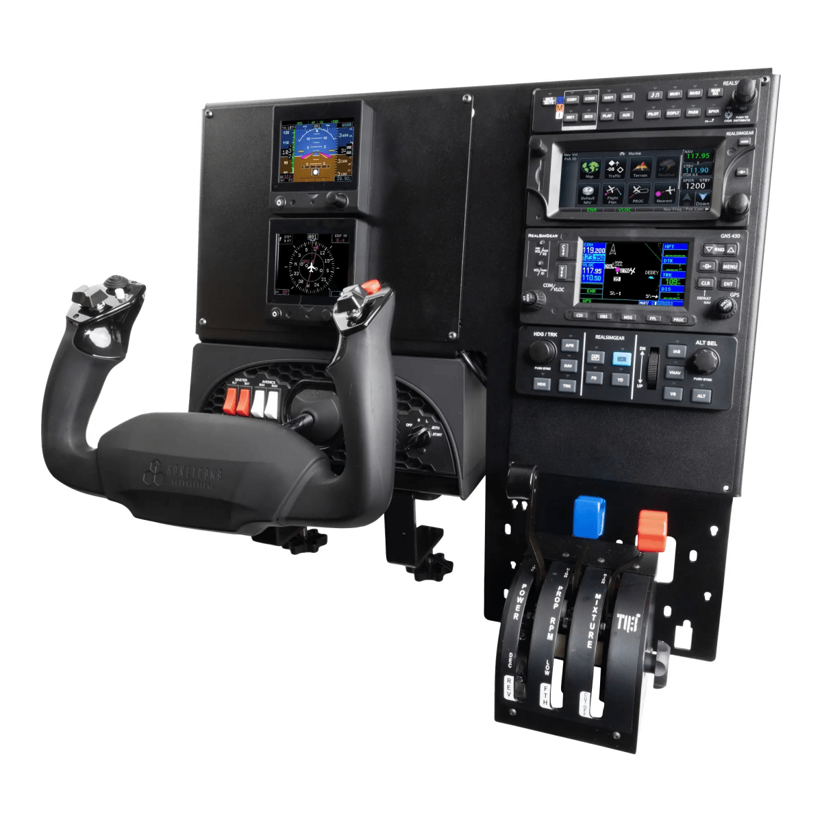 GTR Simulator Flight Simulator Package - Non Certified RealSimGear G5 (PFD & HSI) / RealSimGear GMA350 GTN650 GNS430 GFC500 RSG YokeTop Simulator Package