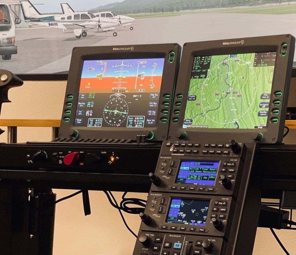 GTR Simulator Flight Simulator Package - Non Certified RSG Cirrus Desktop Console