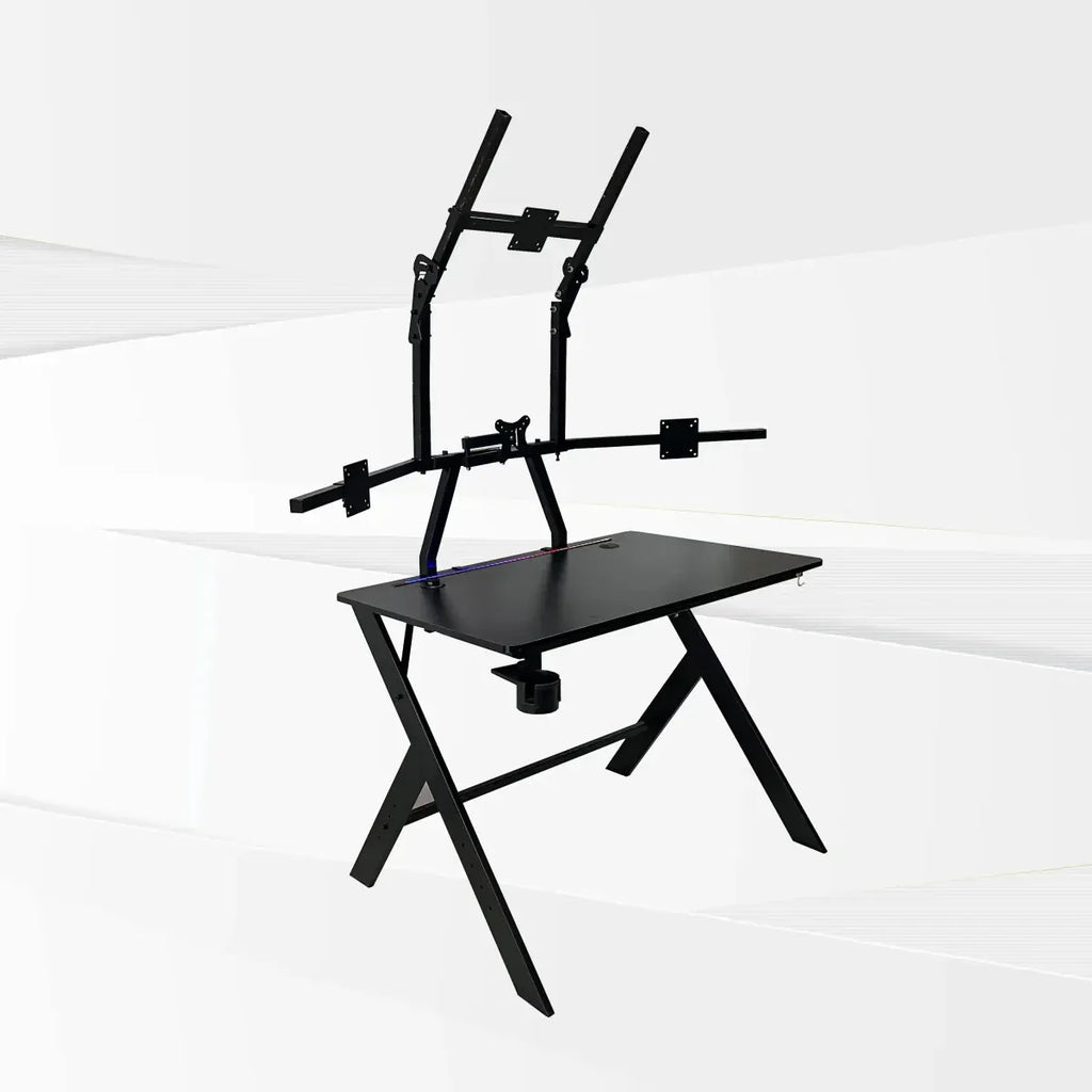 GTR Simulator Gaming Table GTR Gaming Table (include Color Changing LED, Controller, Cup Holder, USB Port, Wire Tray, Headphone hook)