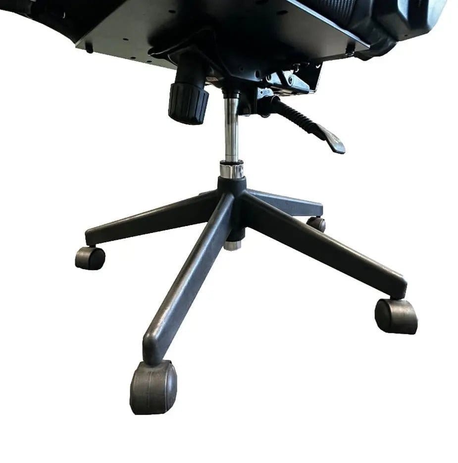 GTR Simulator Gaming Table Office Chair Plastic Base with Adjustable Armrest (Black)