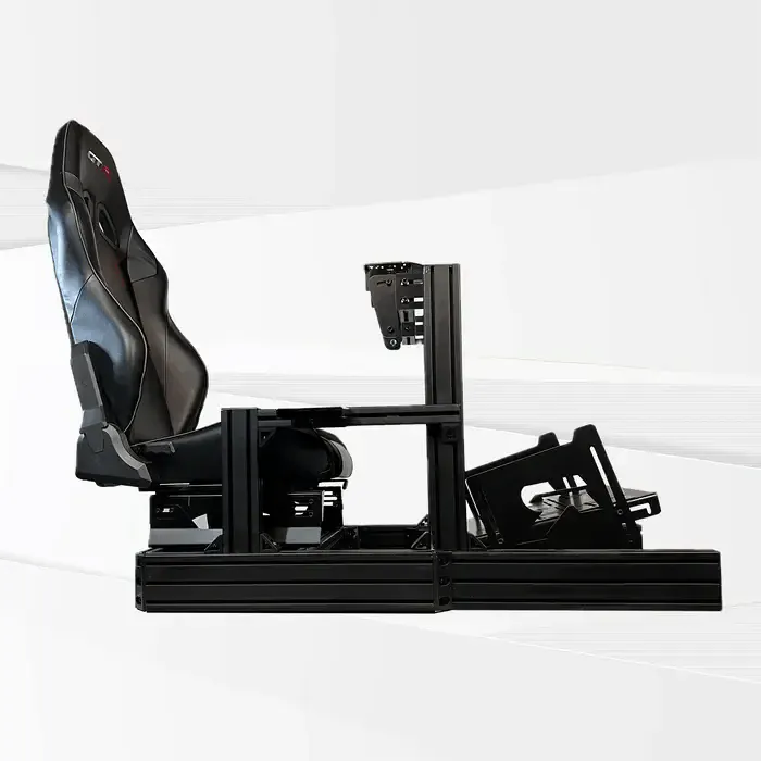 GTR Simulator GTA Revolution Aluminum Extrusion Rig (Include Standard Shifter Holder) Includes Double Slider