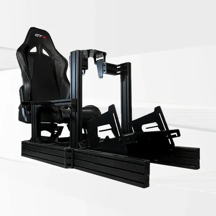 GTR Simulator GTA Revolution Aluminum Extrusion Rig (Include Standard Shifter Holder) Includes Double Slider