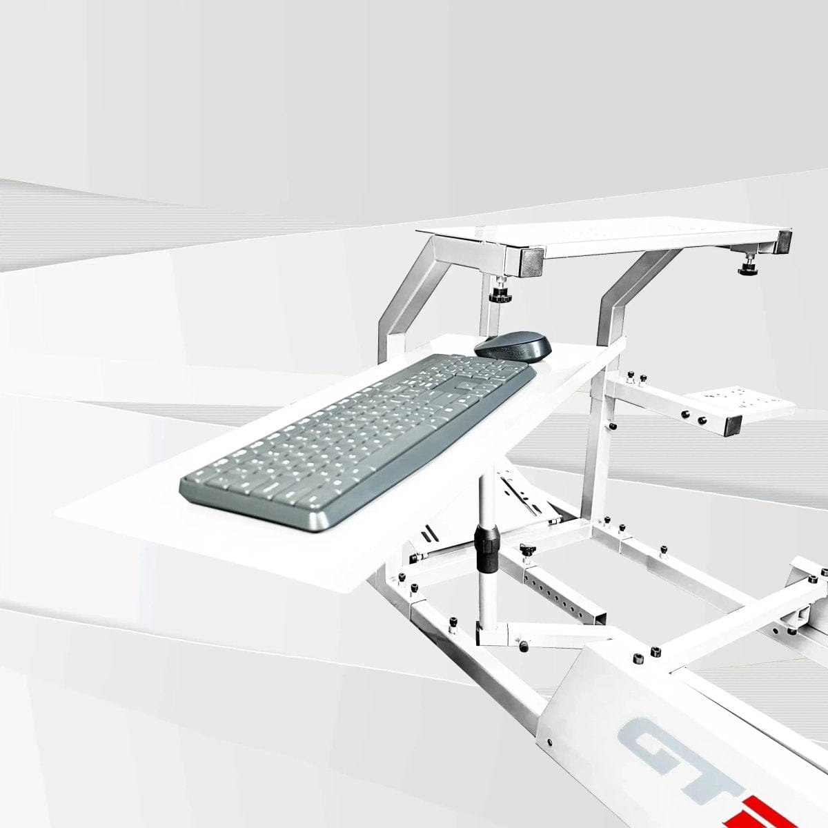 GTR Simulator Keyboard and Mouse Tray Alpine White GTA™ | GTSF Keyboard Mouse Tray