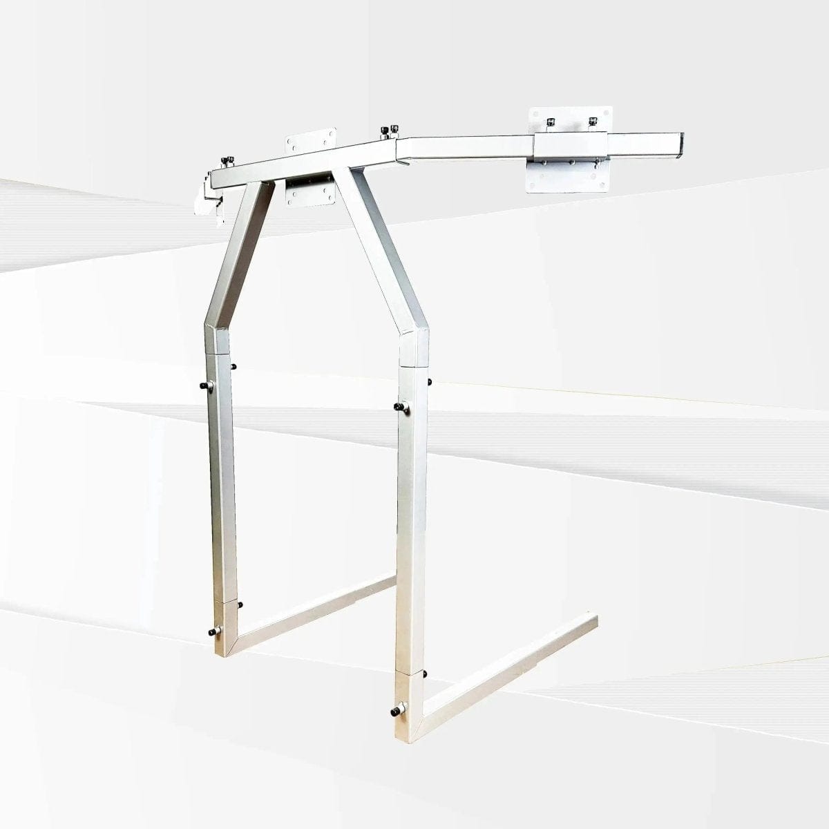 GTR Simulator Monitor Stand Alpine White / Small attached Monitor Stand GTA™ Triple Monitor Stand