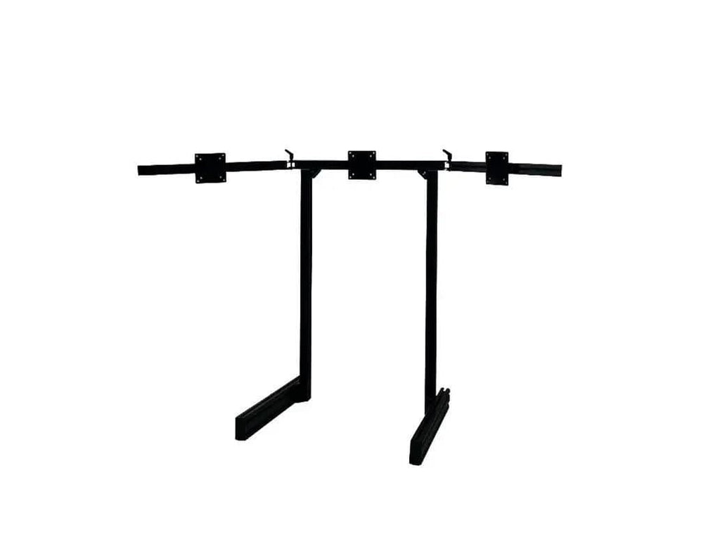 GTR Simulator Monitor Stand Aluminum Stand Alone Triple monitor Stand Large Monitor Stand (Black Only)