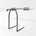 GTR Simulator Monitor Stand Diamond Silver / Large attached Monitor Stand GTA™ Triple Monitor Stand