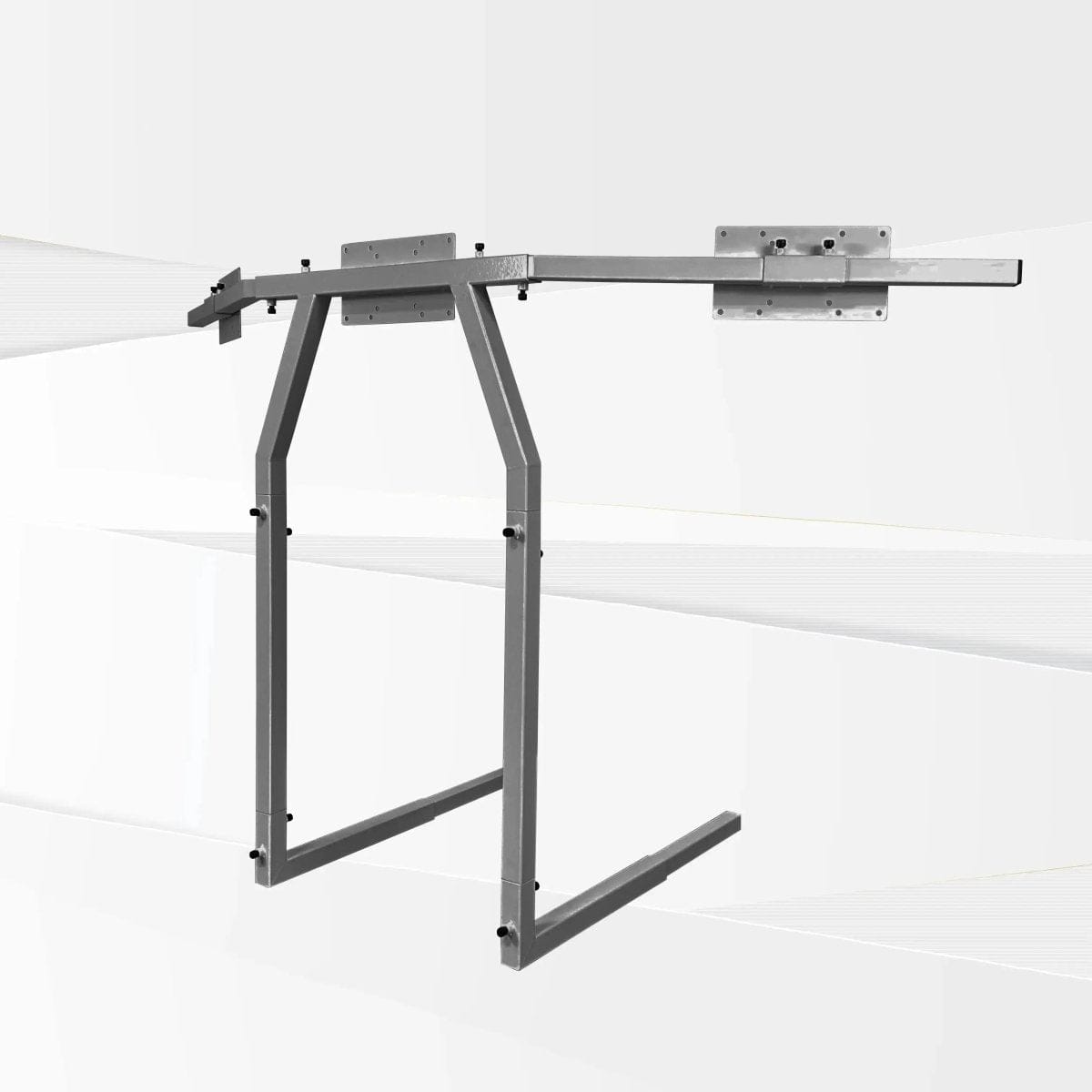 GTR Simulator Monitor Stand Diamond Silver / Large attached Monitor Stand GTA™ Triple Monitor Stand