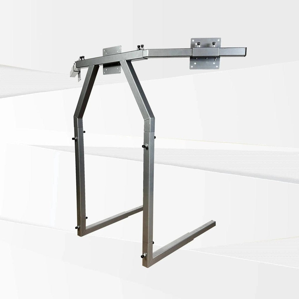 GTR Simulator Monitor Stand Diamond Silver / Small attached Monitor Stand GTA™ Triple Monitor Stand