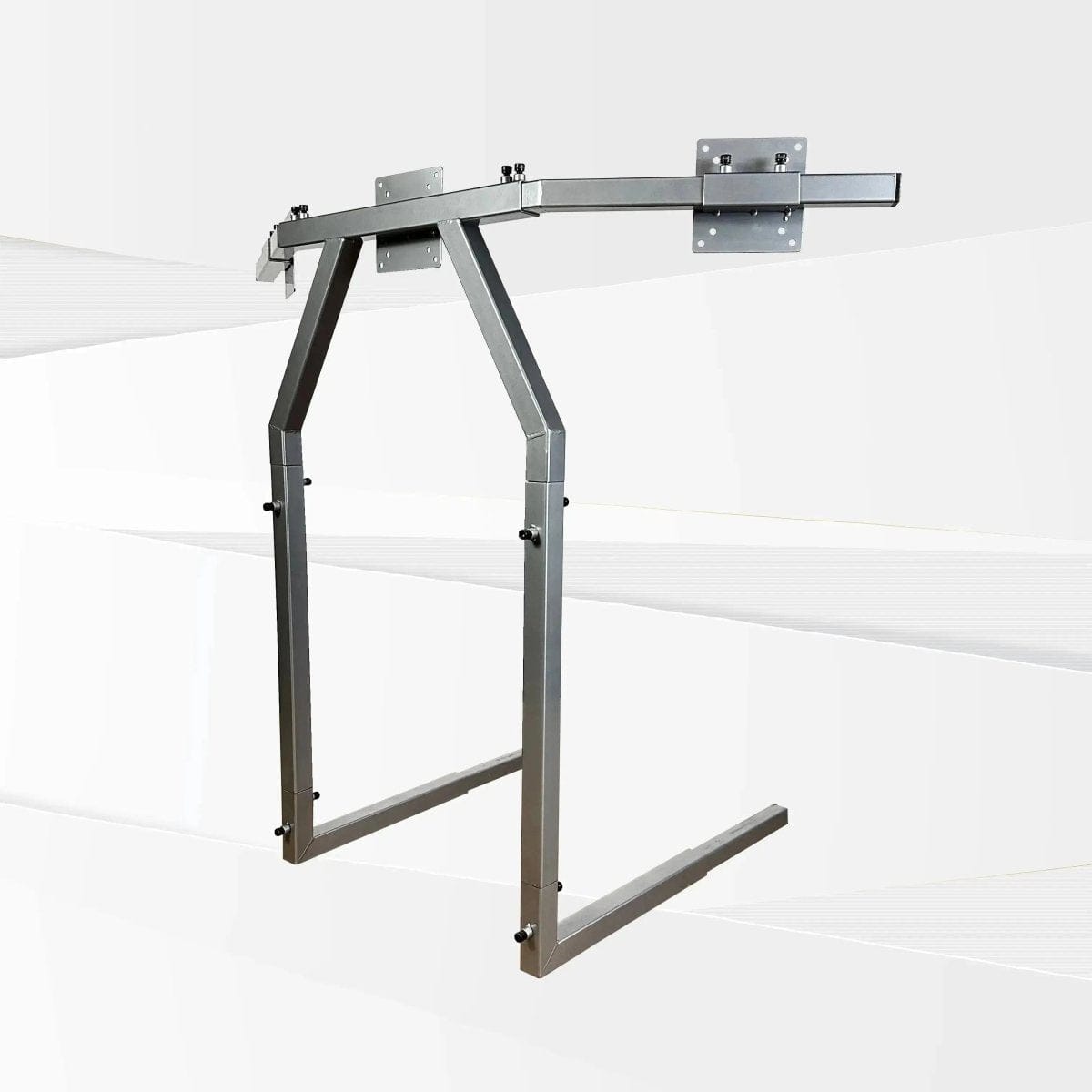 GTR Simulator Monitor Stand Diamond Silver / Small attached Monitor Stand GTA™ Triple Monitor Stand