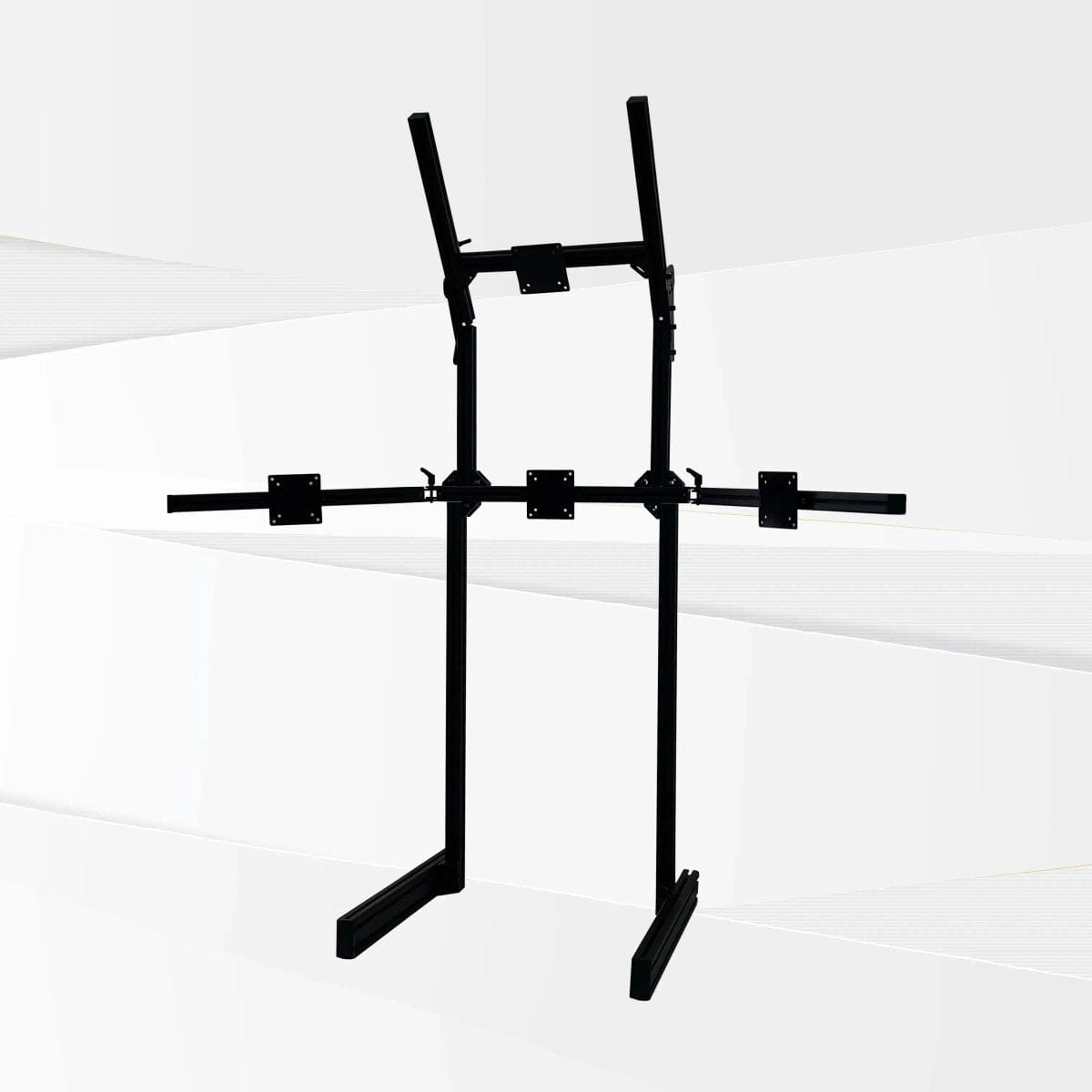 GTR Simulator Monitor Stand Quad Monitor Stand Aluminum Freestanding Monitor Stand