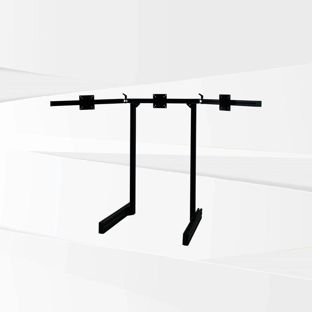 GTR Simulator Monitor Stand Triple Monitor Stand Aluminum Freestanding Monitor Stand