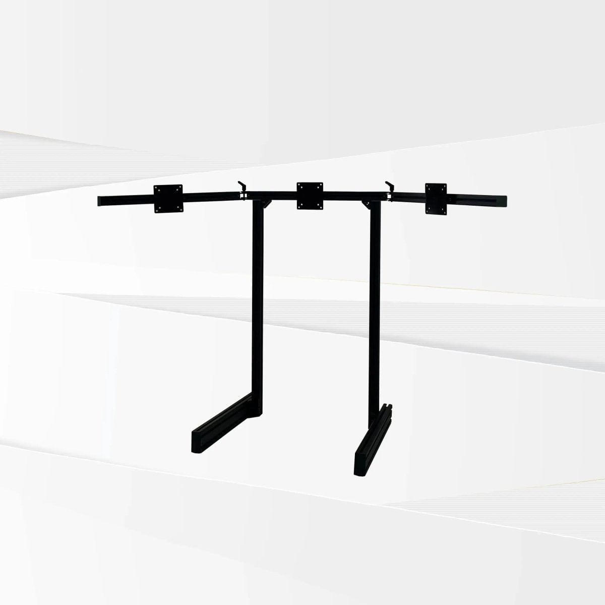 GTR Simulator Monitor Stand Triple Monitor Stand Aluminum Freestanding Monitor Stand