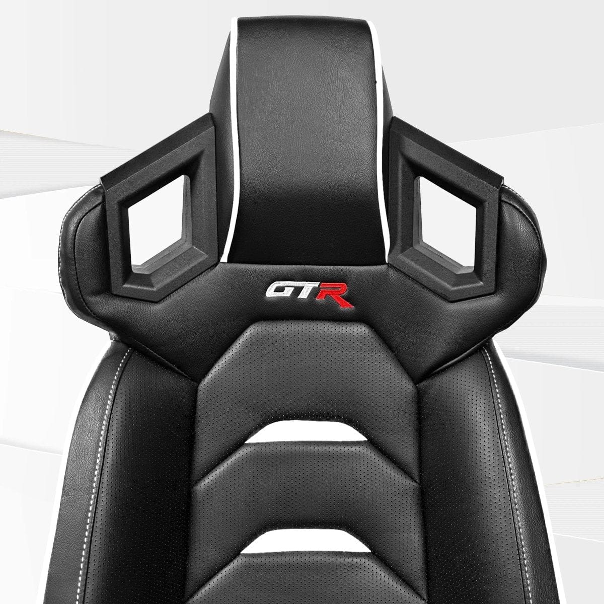 GTR Simulator Racing Seat Black/White GTR Pista Seat