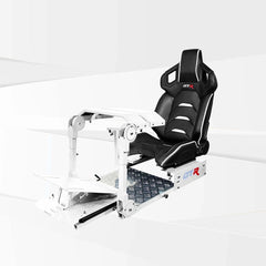 GTR Simulator Racing Simulator Cockpit Alpine White / Pista Black/Yellow GTA™ Pro Model Racing Simulator