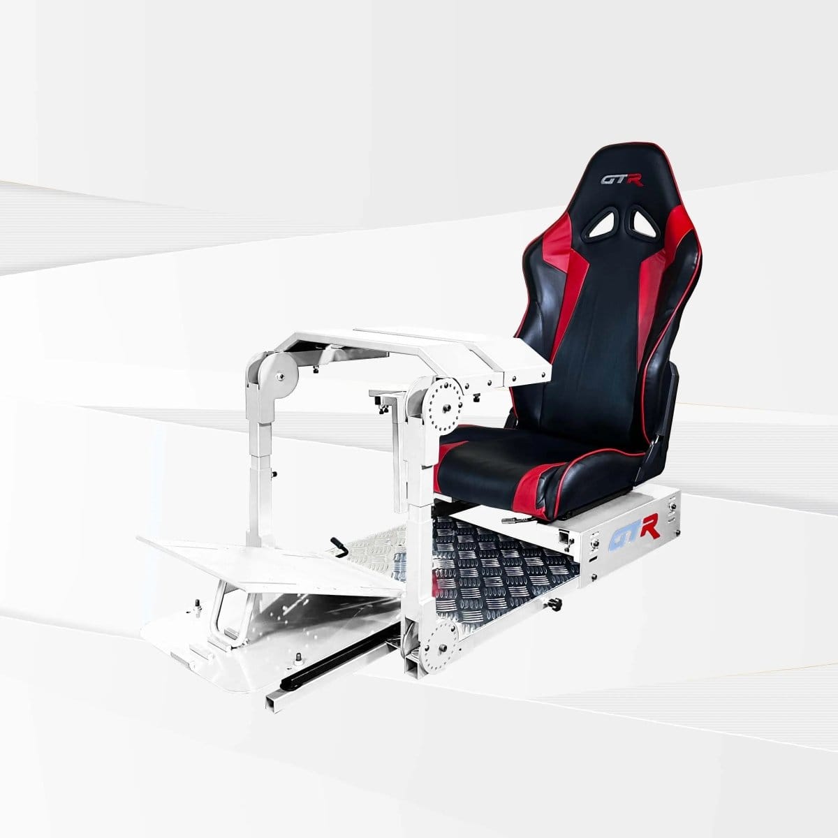 GTR Simulator Racing Simulator Cockpit Alpine White / Speciale Black/Red GTA™ Pro Model Racing Simulator