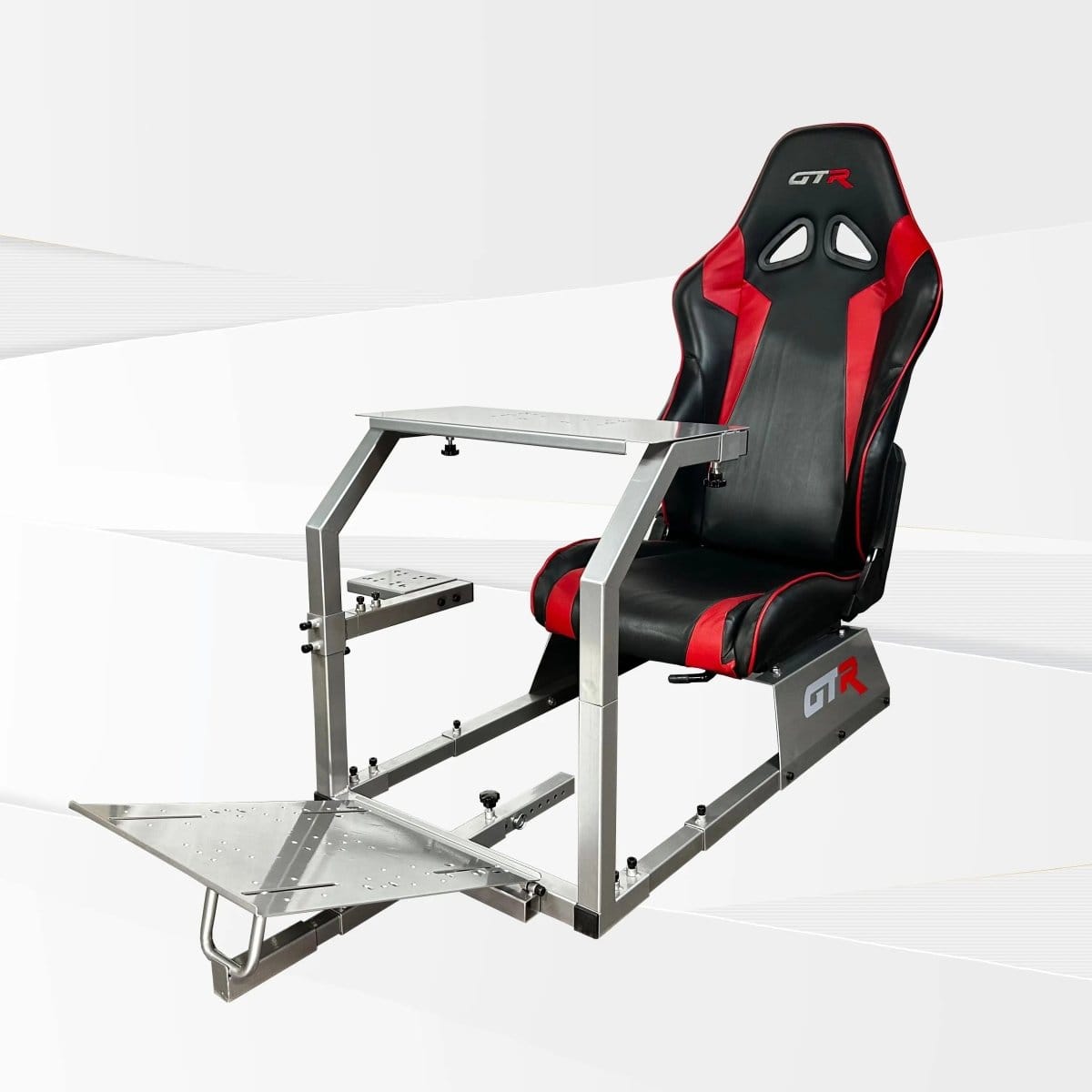 GTR Simulator Racing Simulator Cockpit Diamond Silver / Speciale Black/Red GTA™ Model Racing Simulator