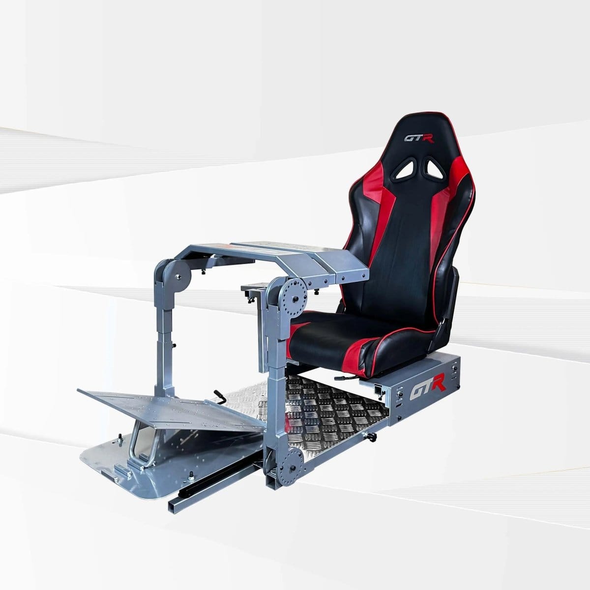 GTR Simulator Racing Simulator Cockpit Diamond Silver / Speciale Black/Red GTA™ Pro Model Racing Simulator
